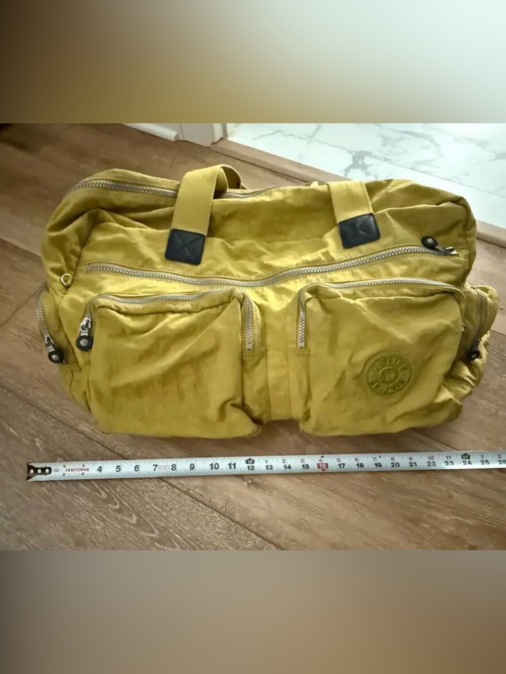 Green Large Utility Duffel Bag - Kipling